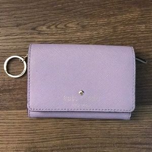 Lavender Kate Spade Wallet ID Slot